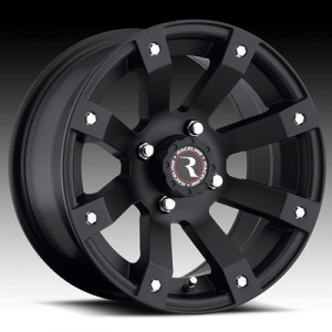 12x7 12 inch black atv wheel