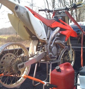 2006 honda crf 450r bike build