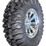 efx MotoClaw 30 inch atv tire on chrome atv wheel