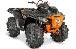 polaris sportman atv mudding