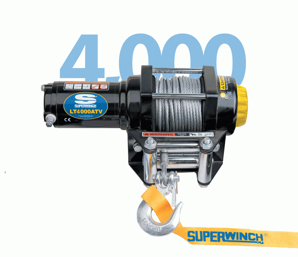 Superwinch LT4000 4,000 lbs ATV Winch Trail Pro
